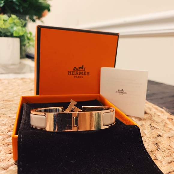 Hermès Beige Rose Clive H Bracelet - Picture 3 of 4